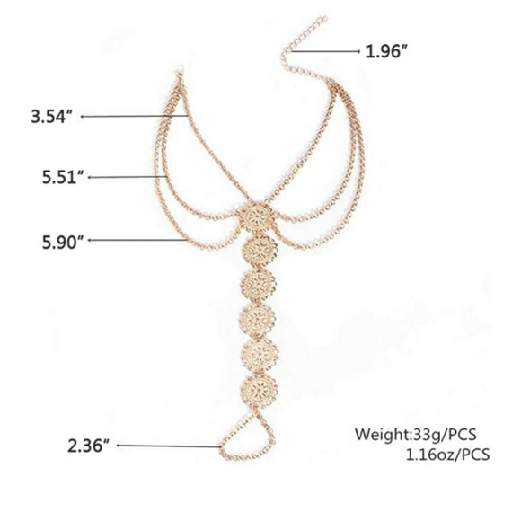 🎊2X HOST PICK🎊Boho Coin Anklet Bracelet - Picture 6 of 7